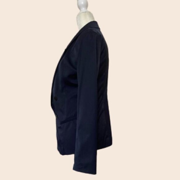 Theonne Navy Double Breasted Blazer Size Small - Picture 5 of 11